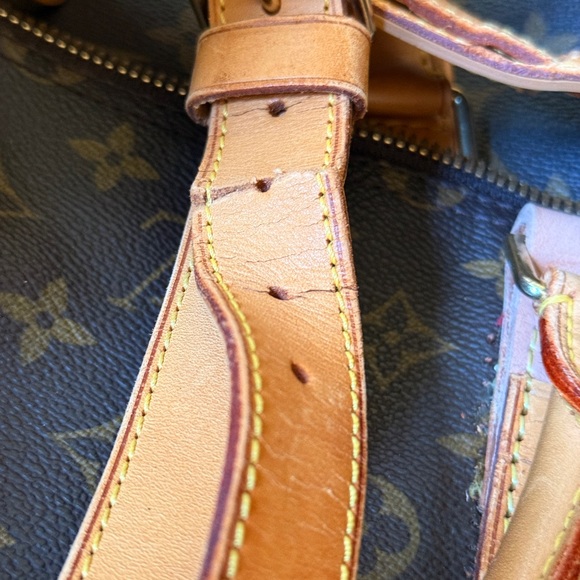 Auth Louis Vuitton Monogram Keepall Bandouliere 55 Boston Bag - Picture 15 of 16